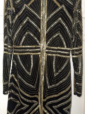 Gianni Bini Black Evening Top with Subtle Sheen